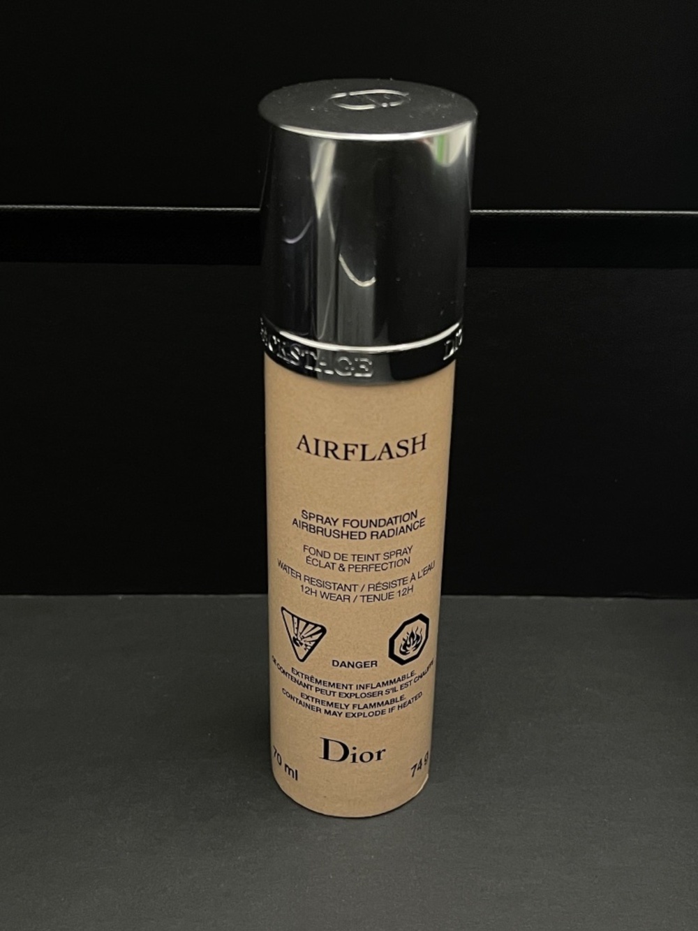 New RARE Christian Dior Backstage Airflash Spray Foundation 70ml-1N(100) tester